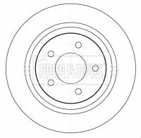 BORG & BECK Тормозной диск BBD4522